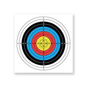 Céltábla inSPORTline Darber 40x40cm 10 db