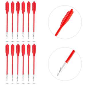 inSPORTline Carpson 12 db horgász nyílvessző, piros, 175 mm, acél heggyel - Íj