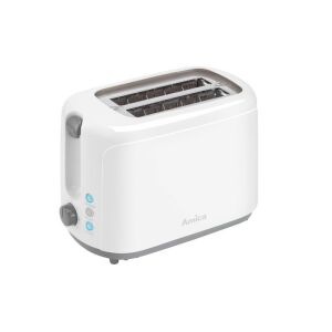 Amica TD1014 2-Slice Toaster, 750W, White - Toaster and Blender
