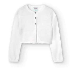 Weißer boboli Cardigan für Mädchen, Größe 15-16 Jahre, mit Strasssteinen - Boboli