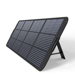 Choetech 200W faltbares Solarpanel, schwarz, schräger Blick - Sonnenkollektoren