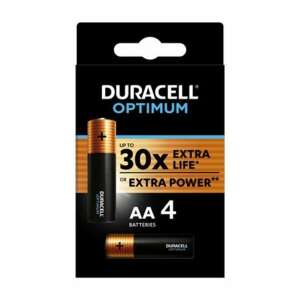 Duracell Optimum AA elemek, 4 db-os csomag - Duracell Elem