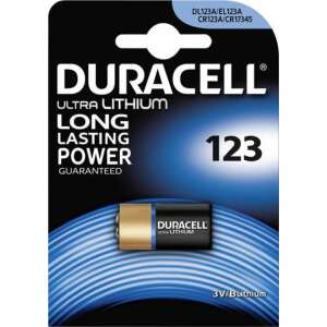 Duracell Ultra Lithium 123A elem, 3V, 1400 mAh - Duracell