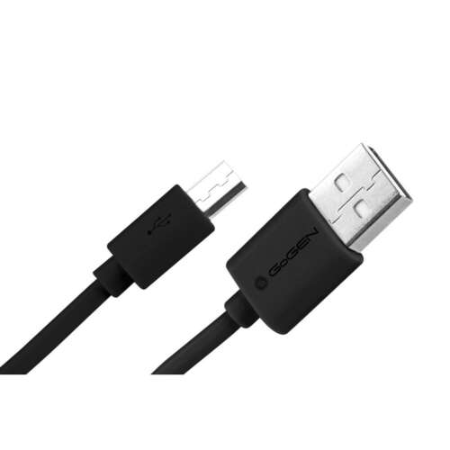 GoGEN Micro USB kábel, 2m fekete, töltésre és adatátvitelre