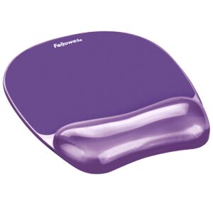 Fellowes Crystal Gel Egérpad - Lila, ergonomikus csuklótámasz - Fellowes
