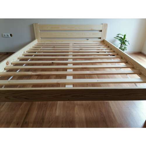Szundi Relax pine wood bed frame, 140x200 cm