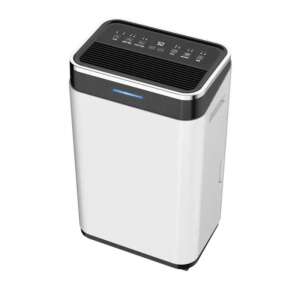 HOMEFORT HPMS20W Páramentesítő, 20L/nap, Digitális kijelző, Gyerekzár, Időzítő, 6,5L tartály, Telítettségjelző, Zajszint: 42 dB, Kivezethető cseppvíz - Párátlanító