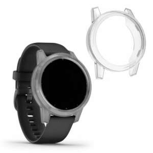 kwmobile clear TPU silicone case for Garmin Vivoactive 4S smartwatch, 2 pack - Smart watch case