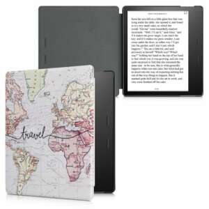 Калъф за Kindle Kindle Oasis 10, Екологична кожа, Многоцветен, kwmobile, 49417.06 87202949 - Технически статии и електроника