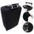 Kwmobile XL size suitcase cover, black, lycra, close-up of details