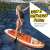 Woman paddleboarding on Bestway Hydro-Force Aqua Journey SUP with text overlay