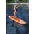 Femeie care face paddleboarding pe SUP Bestway Hydro-Force Aqua Journey pe râu