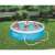 Bestway Fast Set 57270 aufblasbarer Pool, 305 x 76 cm, blau, mit Filterpumpe, Menschen schwimmen