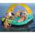 Bestway Sunny Lounge 5-person inflatable island with canopy, people enjoying it in the water