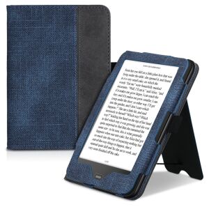 kwmobile Case for Tolino Vision 4 / Vision 3 / Vision 2 / Vision 1, Eco Leather, Blue, 50211.05