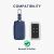 Renault / Dacia Car Key Cover - 4 Buttons - Keyless Go, kwmobile, Genuine Leather, Blue, 54669.04 131484107