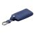 Renault / Dacia Car Key Cover - 4 Buttons - Keyless Go, kwmobile, Genuine Leather, Blue, 54669.04 131484107