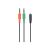 Meble i materiały biurowe Gembird GEMBIRD CCA-418 Gembird 3,5 mm 4-pinowy soc 63433707