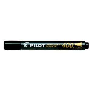 Pilot Permanent Marker 400 - 20 db - Fekete