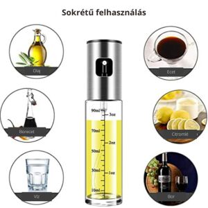 Olajszóró készlet, olajspriccelő szett for oil, vinegar, water, lemon juice, wine - Oil & Vinegar Dispenser