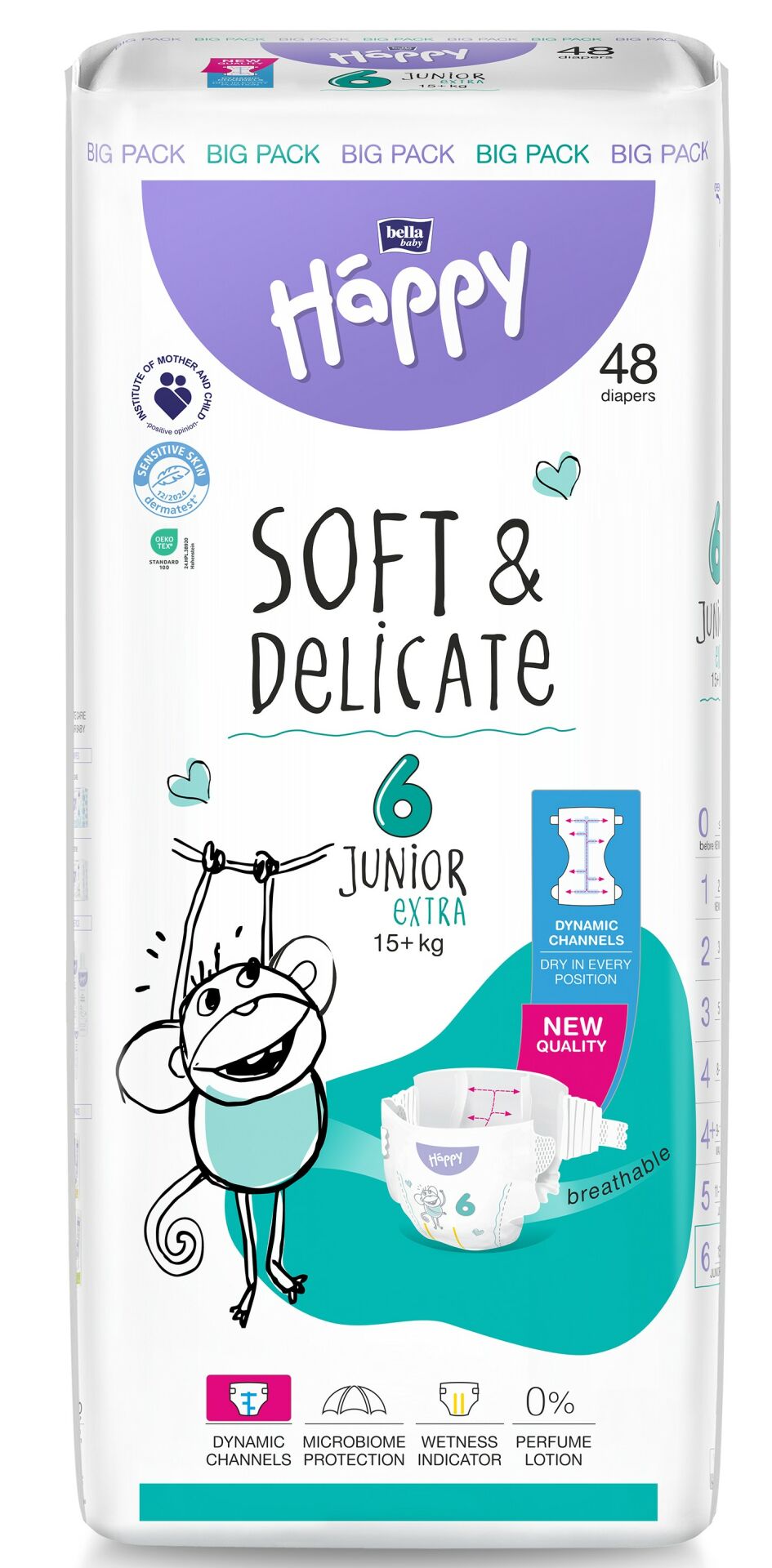 E-shop Bella Happy 15kg+ Junior Extra 6 (48ks)