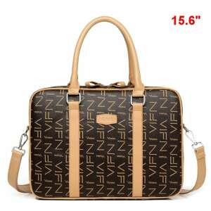 Barna laptop táska mintával, 15,6 hüvelyk, MBC - MBC