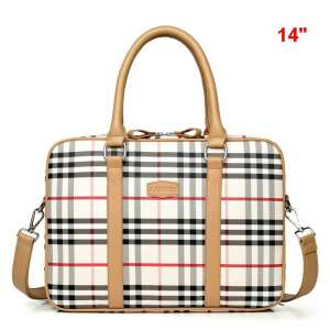 MBC 14 hüvelykes notebook táska csíkos-kockás mintával, bézs, aa-001194 - MBC