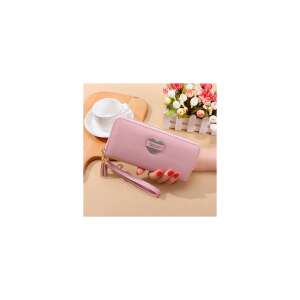 Forever Young női nagy pénztárca szivecskés világos rózsaszín - Női kiegészítő