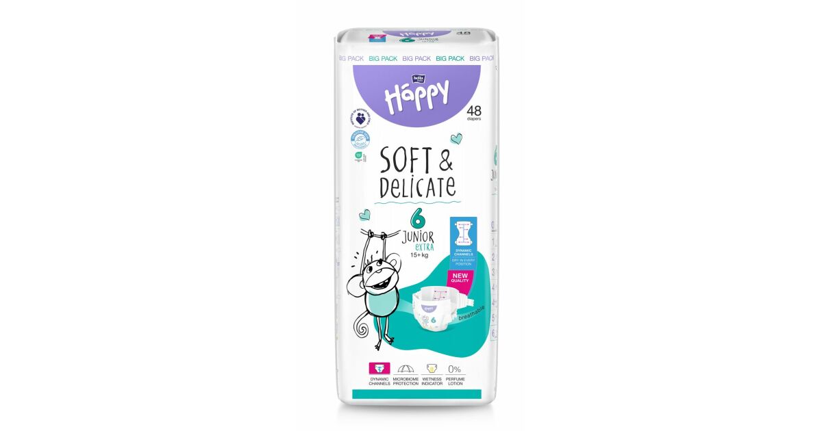 Set scutece lunare Bella Happy 15kg+ Junior Extra 6 (192 buc) 141009102