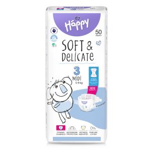 Bella Happy Pelene Gaćice 5-9kg Midi 3 (50 kom)
 139793812 - Bella Happy