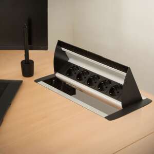 Set 2 bucati, suport numar inmatriculare Carbon, Peugeot