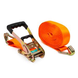 Narancssárga racsnis rögzítő szalag 10m x 50mm, 2500kg teherbírás - MNC
