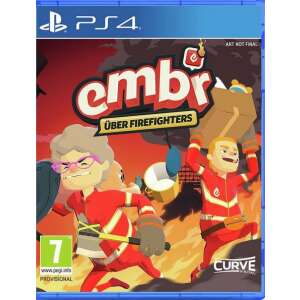 Embr: Über Firefighters PS4 video game, a cartoon style game where players take on the role of firefighters - Console & PC Game