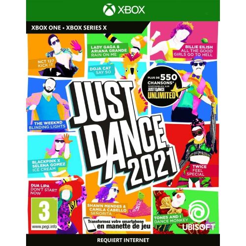 Just Dance 2021 for Xbox One and Xbox Series X. Dance to hits from Dua Lipa, Billie Eilish, and more with over 550 songs available.