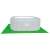 Jacuzzi Lay-Z-Spa pe covoras Bestway Flowclear, placi de spuma verde