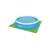 Bestway Flowclear covor de podea pentru piscină verde, 9 bucăți, 78x78 cm, utilizat sub o piscină rotundă