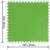 Green pool floor protector mat dimensions, 81x81 cm