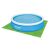 Bestway inflatable pool on green floor protector mats