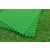 Stack of green pool floor protector mats on grass