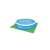 Bestway Fast Set pool on Flowclear floor mat, green foam tiles