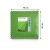 Zestaw mat piankowych Bestway 58636 Flowclear Pool - 78x78 cm - Zielony (9 szt.) 95024546