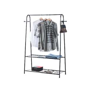 Moderný Stojan na Oblečenie s Držiakom na Topánky - 120x36x150 cm