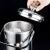 Double-Walled Stainless Steel Mini Ice Bucket with Tongs and Spoon - 20x14.5 cm 63488270