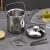 Double-Walled Stainless Steel Mini Ice Bucket with Tongs and Spoon - 20x14.5 cm 63488270