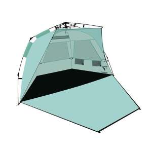 Cort de plajă Trizand, turcoaz, 252x135x145 cm, instalare ușoară, protecție solară și vânt - Piscine si jocuri de plaja