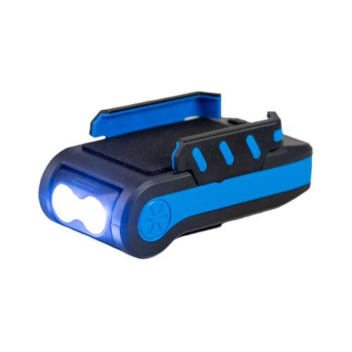 Orava ET3-E067-1 4 az 1-ben kerékpár lámpa, telefontartó, power bank és kürt, fekete-kék