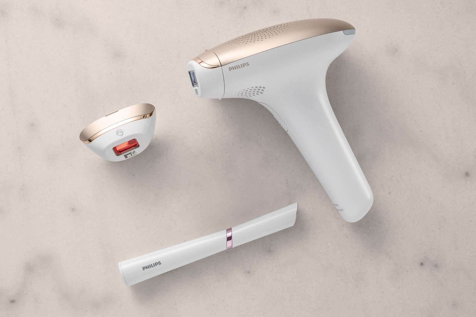 Depilator PHILIPS Lumea Advanced IPL BRI921/00 + Trymer Wbudowany filtr UV
