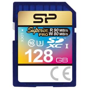 Silicon Power  Superior Pro 128GB SDXC memória kártya UHS-I U3 63495179 