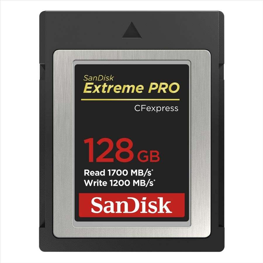 Sandisk extreme pro 128gb cf express type-b memórikártya