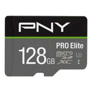 PNY PRO Elite 128GB microSDXC U3 A1 V30 + adapter